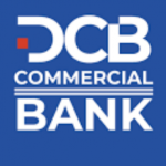 DCB Commercial Bank logo in a blue background