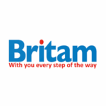 Britam logo designed in a white background